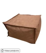 Sėdmaišis Pufas baldinis audinys Rudas (Cinnamon Ariko 5) (1050x1200)
