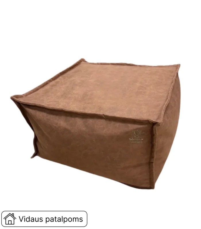 Sėdmaišis Pufas baldinis audinys Rudas (Cinnamon Ariko 5) (1050x1200)